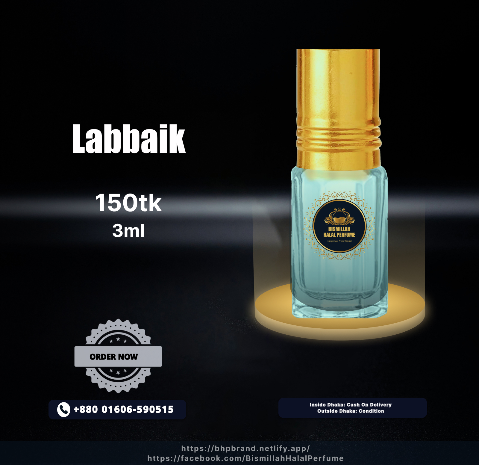 Bismillah halal perfume - BHP Labbaik